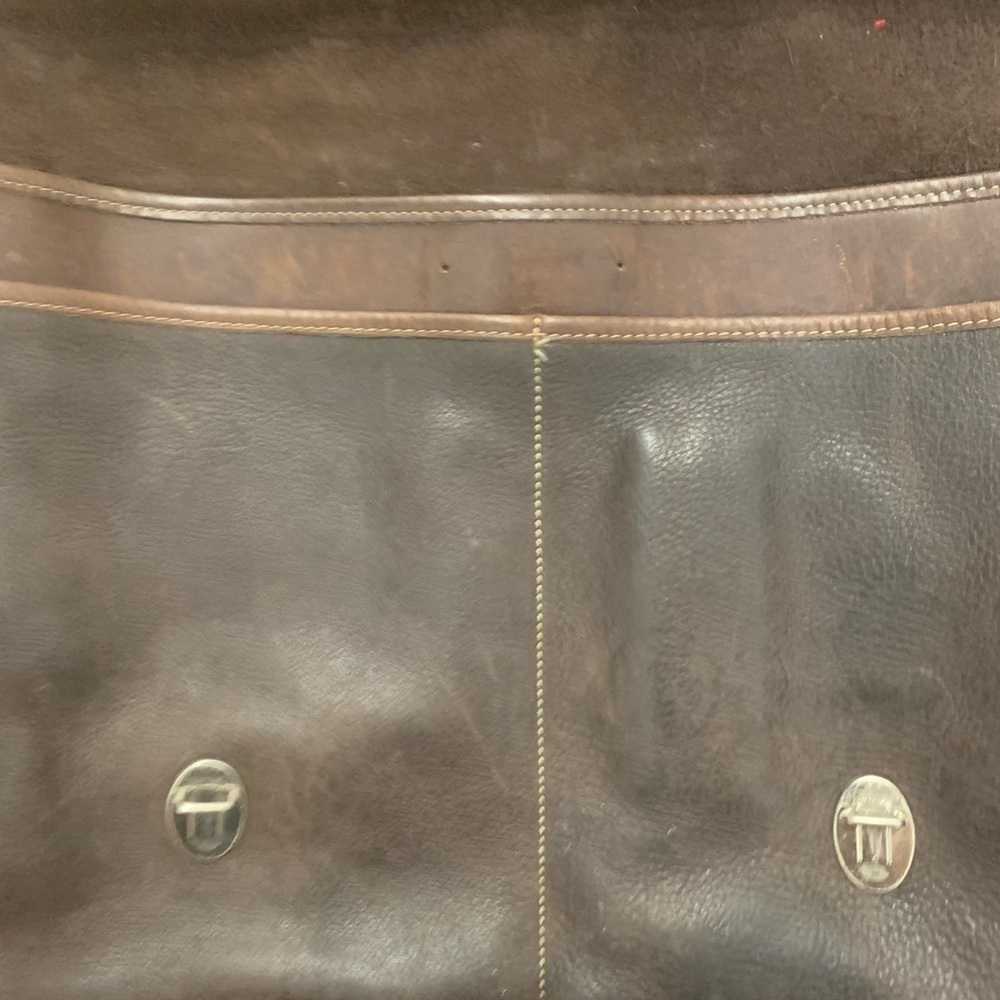 Vintage Roots Canada Brown Leather briefcase - Picture 4 of 8